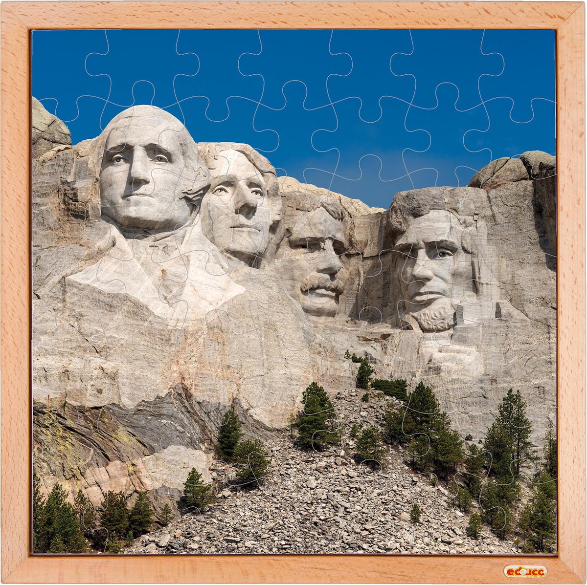 Fotopuzzel USA | Mount Rushmore | Educo